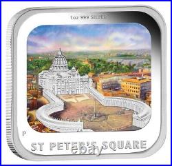 2013 World Famous City Squares Complete 4 coin Set Pure Silver Proof