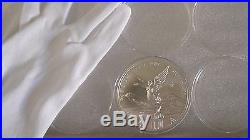 2014 5oz Silver Libertad Mexican Coin BU in Air-Tites Capsu KEY DATE 6400 MINTED