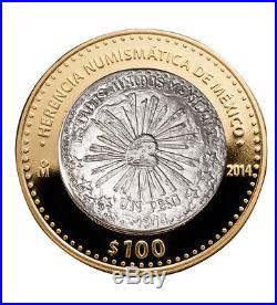 2014 Heritage Numismatico 6 coin set Treasure Coins of Mexico 4th Set