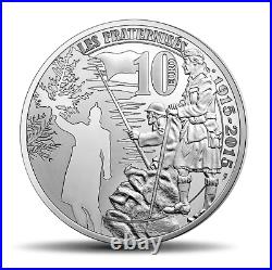 2015 2018 France 10 Euro Silver Proof 4 coin set Great War World War I 1917