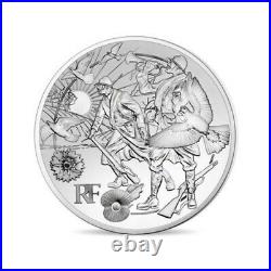 2015 2018 France 10 Euro Silver Proof 4 coin set Great War World War I 1917