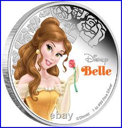 2015 Disney Belle 1 oz silver coin