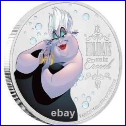 2015 Disney Ursula 1 oz silver coin