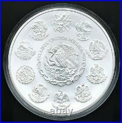 2015 Mexico 1 Kilo. 999 Fine Silver Libertad Uncirculated In Capsule