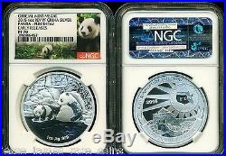 2015 Ngc Pf70 Early Releases 1 Oz Silver China 1st Reverse Proof Panda. 999 Fine
