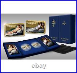2015 Nude and Clothed Maja of Art 2 Silver Coin Set