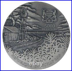 2016 Brenham Meteorite Meteorite art Series 5 oz Silver Coin Chad