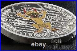 2016 CODEX GIGAS The Dark Side 1oz Silver Coin Equatorial Guinea DEVIL'S BIBLE
