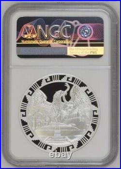 2016 MO Mexico 1 oz Mexican Elements Pure Silver Official Mint Medal NGC PF70