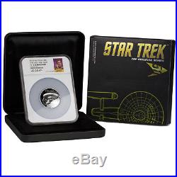 2016-P $8 5 Oz HR Silver Star Trek Enterprise NGC PF70 UC (Shatner) SKU41755