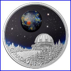 2016 The universe with Borosilicate glass 1 oz fine silver coin