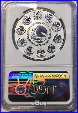 2017 1oz Silver Libertad Reverse Proof Treasure Coin of Mexico NGC PL-69