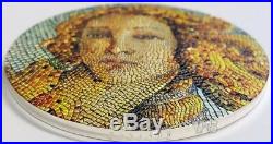 2017 3 Oz Silver BIRTH OF VENUS GREAT MICROMOSAIC PASSION High Relief Coin