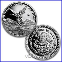 2017 5 Coin Mexican LIBERTAD Silver Proof 1 oz 1/2 oz 1/4 oz 1/10 1/20 Box Set
