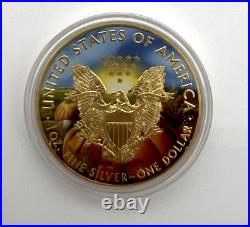 2017 American Eagle Happy Thanksgiving day Liberty 1oz silver coin