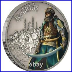 2017 Ayyubids Warriors of History 1 oz silver coin
