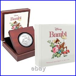 2017 Bambi 75th Anniversary Disney 1 oz Pure Silver Coin