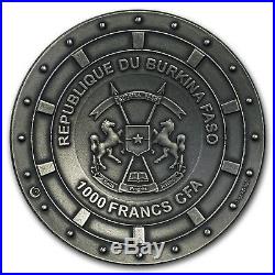 2017 Burkina Faso 2-Coin 1 oz Silver Roswell UFO Incident SKU#177498