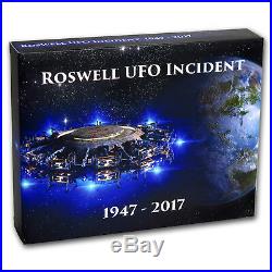 2017 Burkina Faso 2-Coin 1 oz Silver Roswell UFO Incident SKU#177498