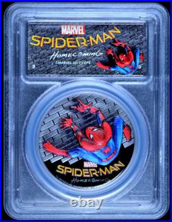 2017 Cook Islands Spiderman Homecoming PCGS PR69DCAM Silver Coin