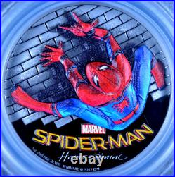 2017 Cook Islands Spiderman Homecoming PCGS PR69DCAM Silver Coin
