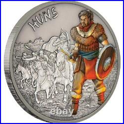 2017 Huns Warriors of History 1 oz Fine Silver Coin Niue