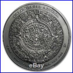 2017 Mexico 1 kilo Silver Aztec Calendar Antiqued MS-70 PCGS (FS) SKU #163601