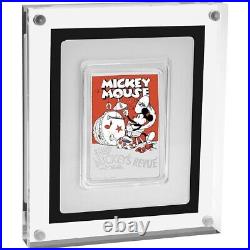 2017 Mickey's Revue Mickey Mouse Disney Posters of The 1930'S 1oz Silver Coin