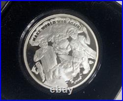 2017 Silver Shield 1 oz Silver Proof TRUMP MAKE WORLD WAR AGAIN Members Only