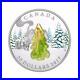2017'Snow-Covered Trees (Murano Glass)' Proof $20 Silver Coin 1oz. 9999 Fine
