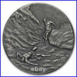 2017 The Death of Abel Biblical Series 2 oz Silver Coin