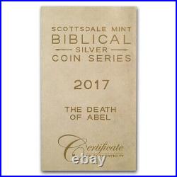 2017 The Death of Abel Biblical Series 2 oz Silver Coin