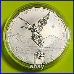 2018 2 oz Silver Libertad REVERSE PROOF Coin in Capsule Mintage of 2,100 ONLY