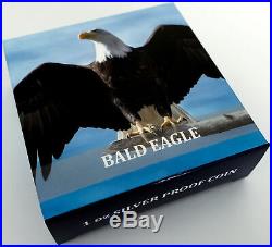 2018 $5 Cook Islands Bald Eagle 1oz. 999 Silver High Relief Coin PCGS MS70 FD