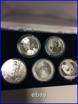 2018 5pc World Class Silver Coin Collection