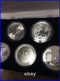 2018 5pc World Class Silver Coin Collection
