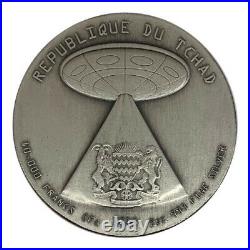 2018 Alien Invasion 2 oz Pure Silver Coin with Ruby Swarovsky Crystals