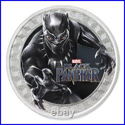 2018 Black Panther Marvel 1 oz Pure Silver Proof Coin Tuvalu