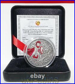 2018 Cameroon Spartacus Military Commander Warriors 1 Oz Silver Coin High Relief
