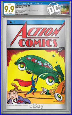 2018 DC Comics Action Comics #1 35g Premium Silver Foil Cgc 9.9 Mint