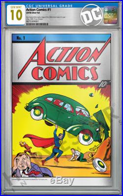 2018 DC Comics Action Comics #1 Premium Silver Foil Cgc 10 Gem Mint