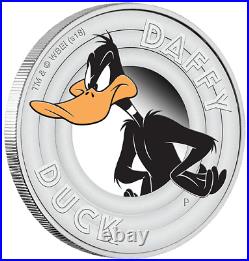 2018 Daffy Duck Looney Tunes 1/2 oz Pure Silver Proof Coin