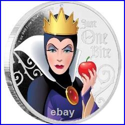 2018 Disney Villains evil queen 1 oz silver coin