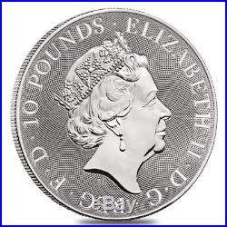 2018 Great Britain 10 oz Silver Valiant Coin In Cap. 9999 Fine BU