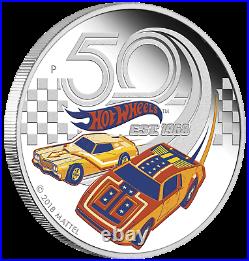 2018 HOT WHEELS 50th Anniversary SILVER PROOF $1 1oz COIN NGC PF70 UC ER