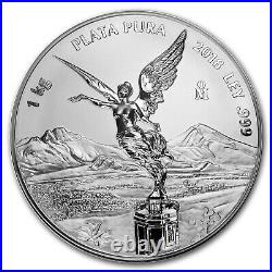 2018 Mexico 1 kilo Silver Libertad Proof Like (withBox & COA) SKU#162422