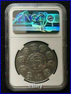 2018 Mo Mexico One Onza Silver Libertad NGC MS70 ANTIQUED finish