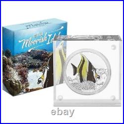 2018 Moorish Idol Reef Fish Collection 1 oz Fine Silver Coin Niue