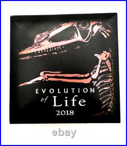 2018 Pterosaur Evolution of life 1 oz pure silver coin