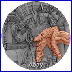 2018 hades gods of olympus 2 oz ultra high relief pure silver coin